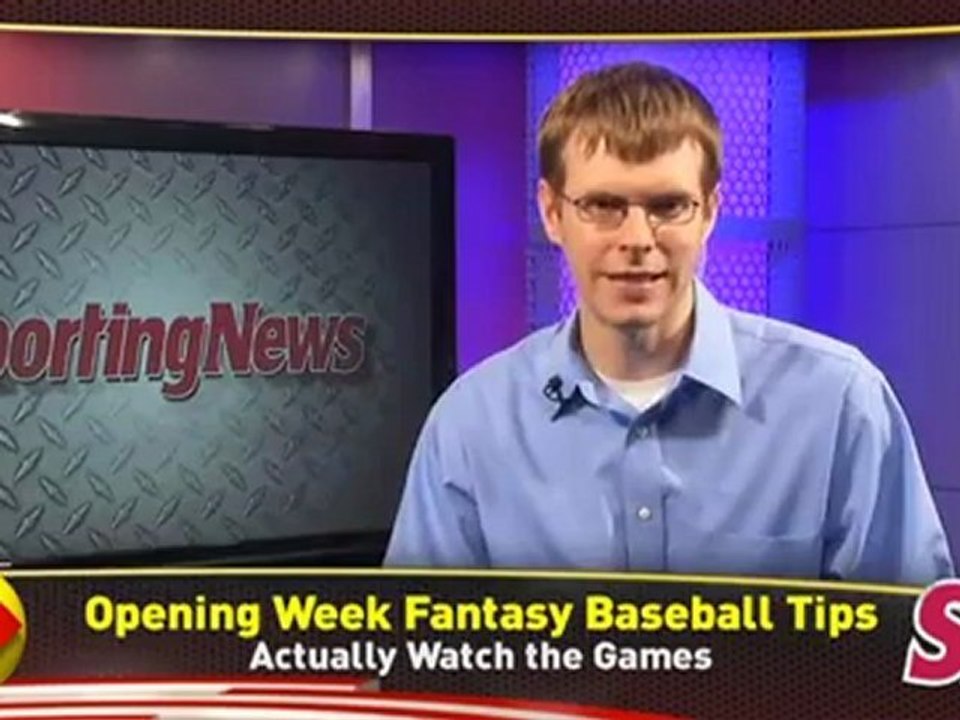 Opening Week Fantasy Baseball Tips