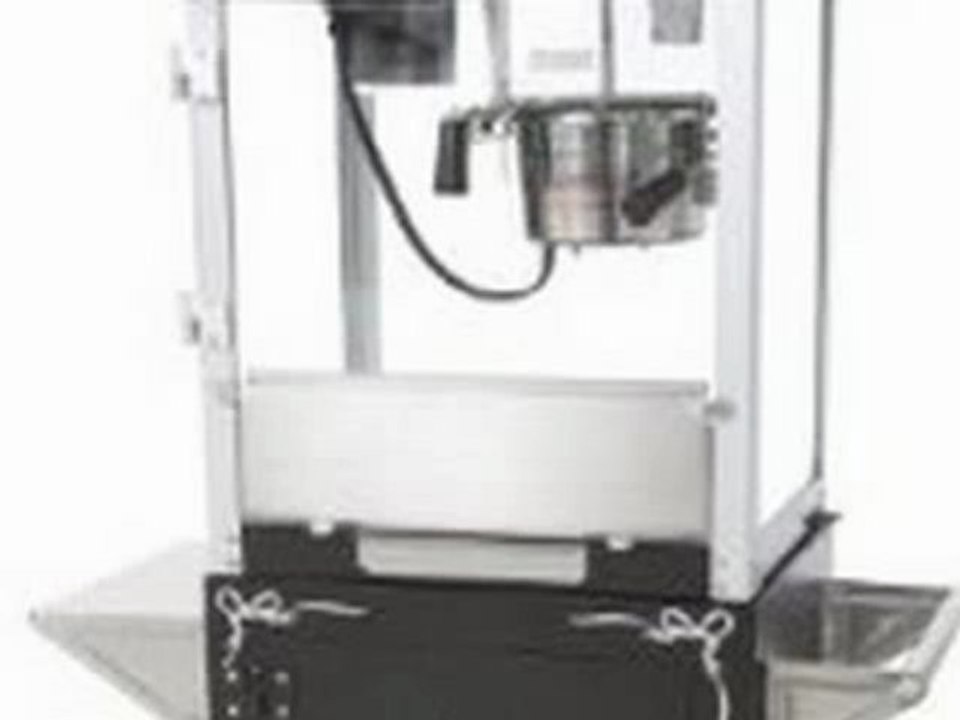 Deluxe Black Popcorn Machine Paramount