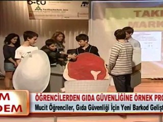 ÖĞRENCİLERDEN GIDA GÜVENLİĞİNE ÖRNEK PROJE 03.04.2012