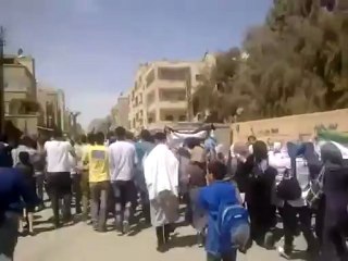 فري برس ديرالزورمظاهرة احرار كلية العلوم  5 4 2012 ج1
