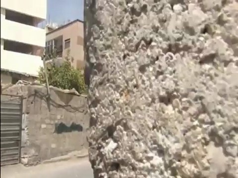 فري برس دمشق كفرسوسة مواجهات الأمن والمتظاهرين بعد التشييع 5 4 2012