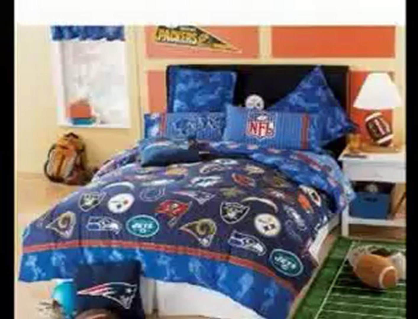 FOOTBALL BEDDING Comforter Sheets Football