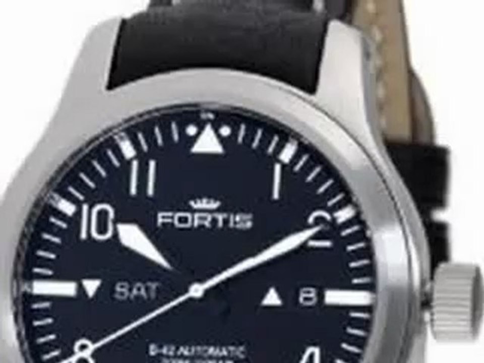 Fortis 655 10 11L 01 Flieger Automatic Black