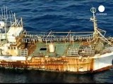 Guardia costiera Usa affonda la nave fantasma giapponese