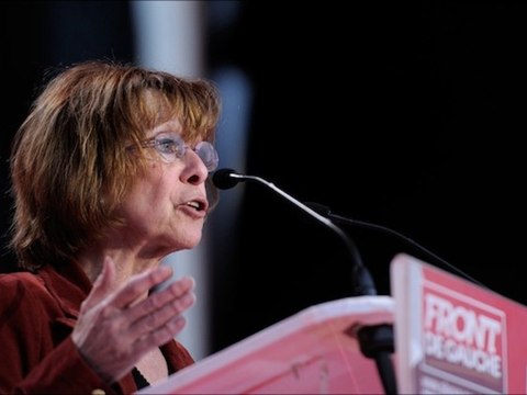 Discours de Nicole Borvo place du Capitole