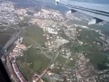 Europe: the vew from the plane window of Lisbon