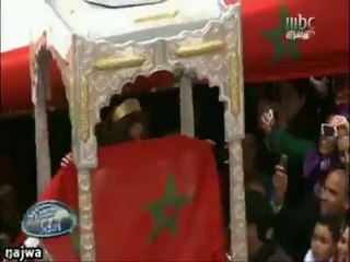 الإستقبال الأسطوري ل دنيا بطمة في المغرب على قناة ام بي سي