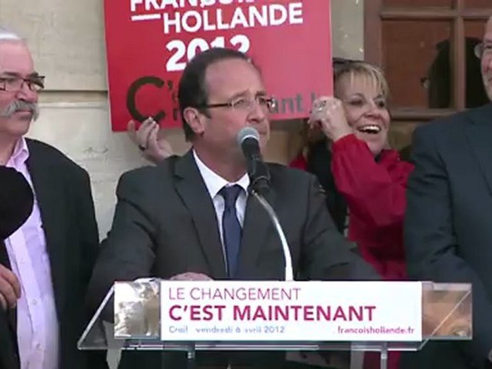Discours de François Hollande à Creil