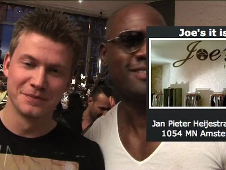 sunday 1-4-2012.party @.. Joe's it is ! THE fashionshop of Amsterdam
