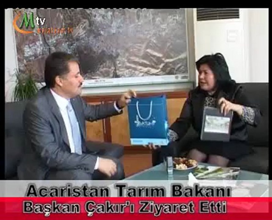acaristan tarım bakanı başkan çakırı ziyaret etti