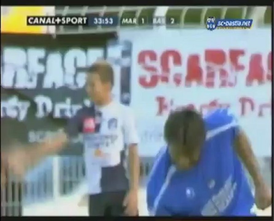 But de André (2) Marseille 3-3 Bastia