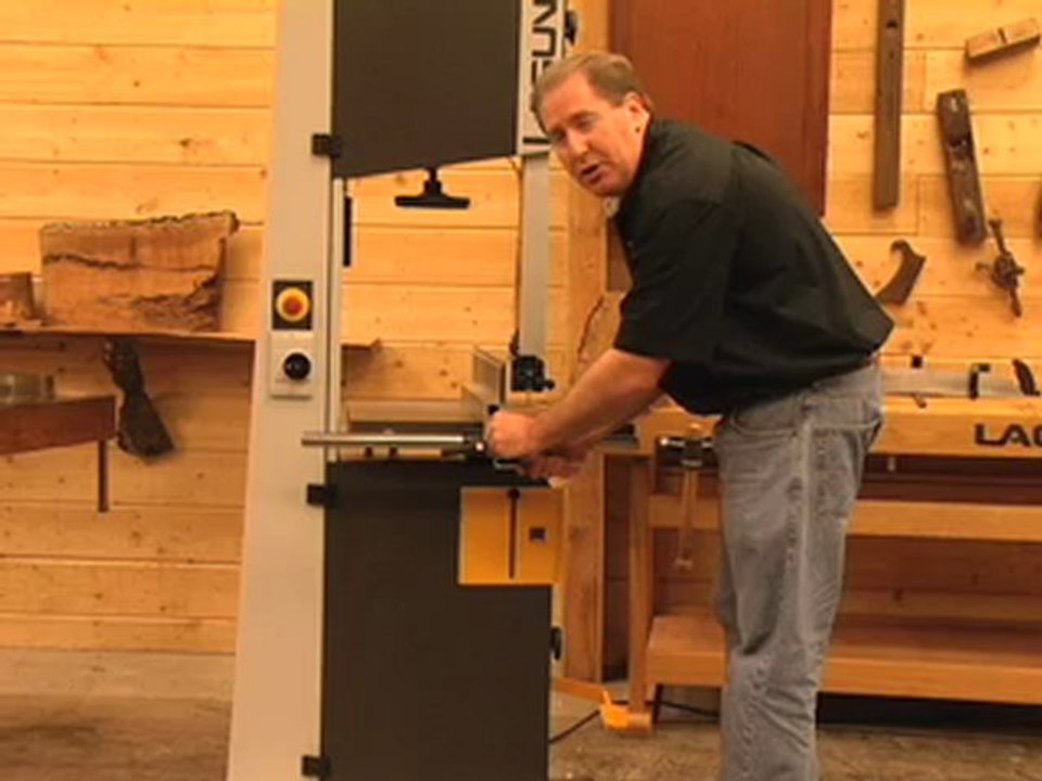 Laguna Tools HD Bandsaw Adjusting Drift Angle