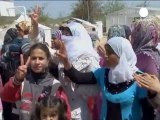 Número récord de refugiados sirios hacia Turquía