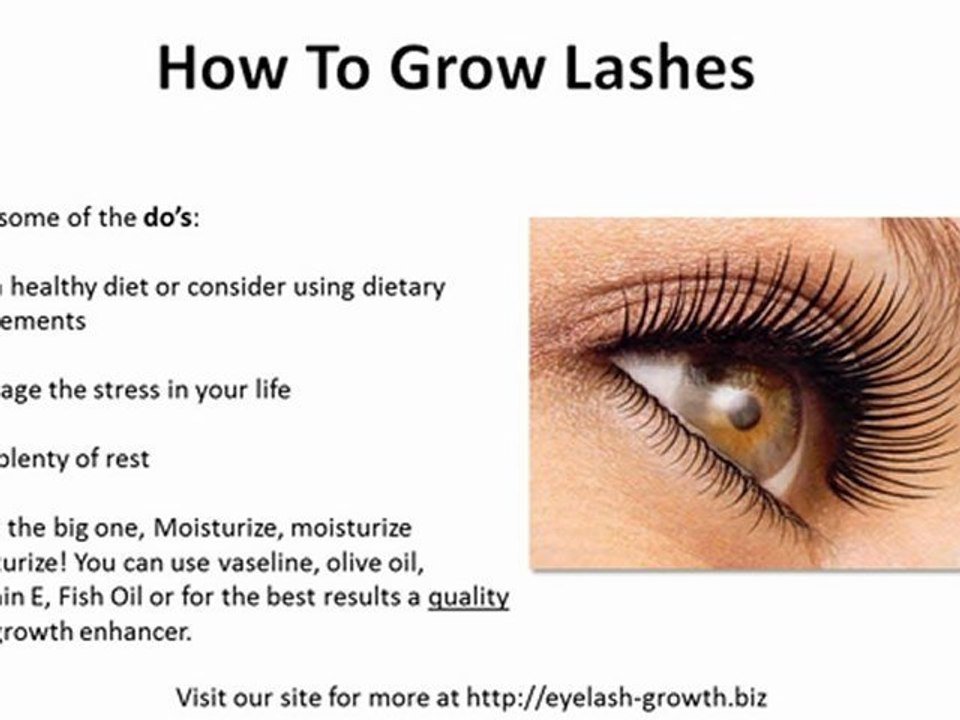How To Grow Lashes