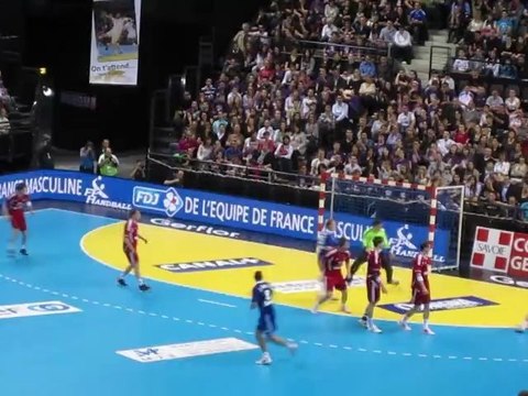 Daniel Narcisse retrouve ses habitudes au Phare - France vs Suisse - 5/04/2012
