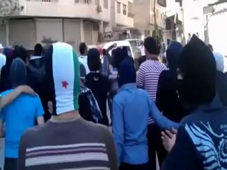 فري برس دمشق جوبر مظاهرة الجمعة تحية للمدن الثائرة 6 4 2012 ج2