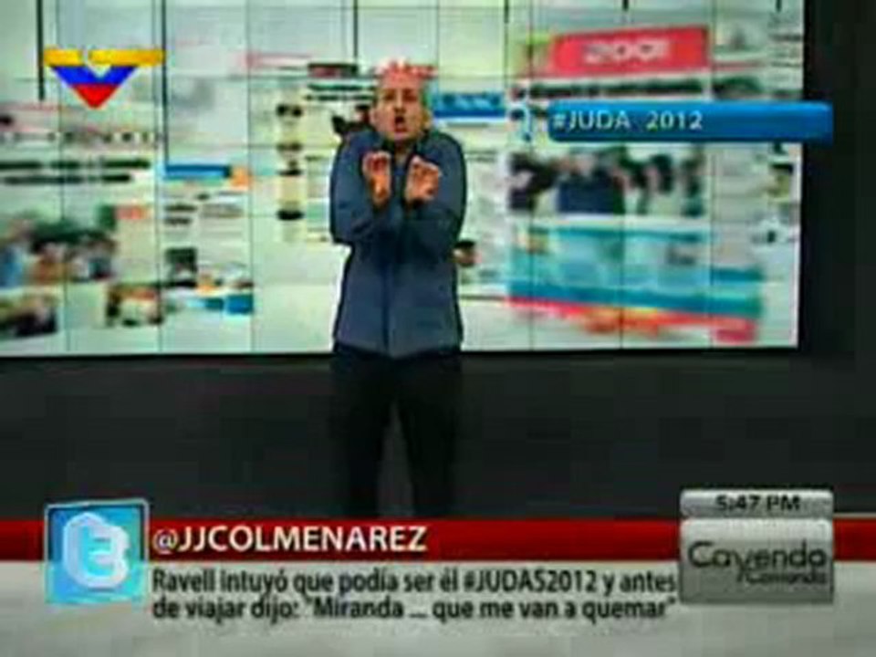 (VÍDEO) Cayendo y Corriendo del día jueves 05.04.2012 2/2