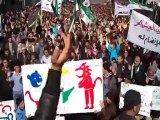 فري برس حماه المحتلة   جانب من اعتصام لأحرار خطاب في جمعة من جهز غازيا فقد غزا رغم الحصار الأمني للبلدة 6 4 2012