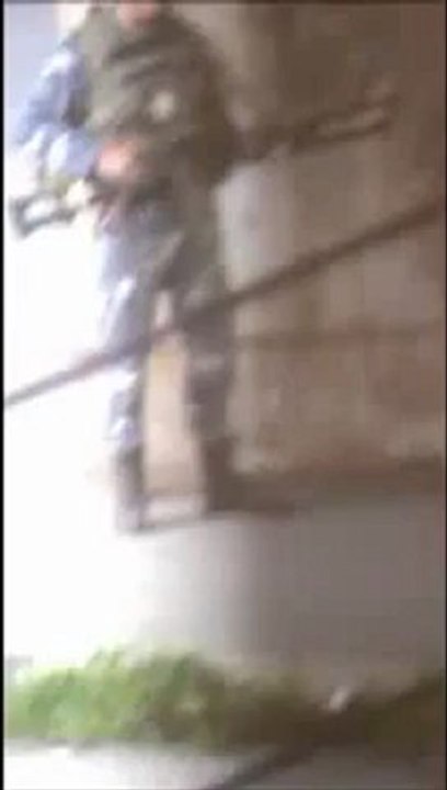 فري برس حماة المحتلة  حي طريق حلب التواجد الامني  6 4 2012