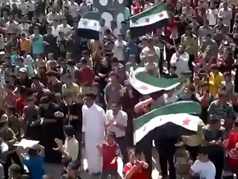 فري برس ادلب بلدة الهبيط جمعة من جهز غازياً فقد غزا 6 4 2012