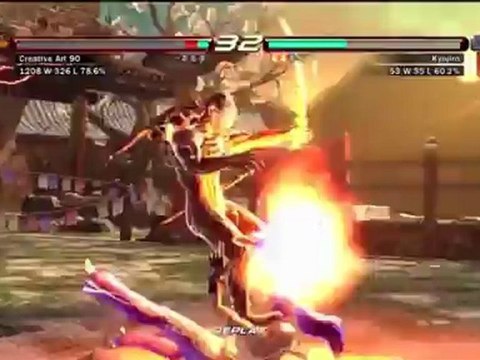 Tekken 6 Ranked Match Yoshimitsu vs Christie