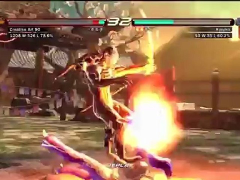 Tekken 6 Ranked Match Yoshimitsu vs Christie