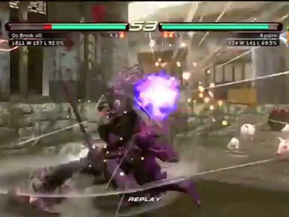 Tekken 6 Ranked Match Yoshimitsu vs Bryan