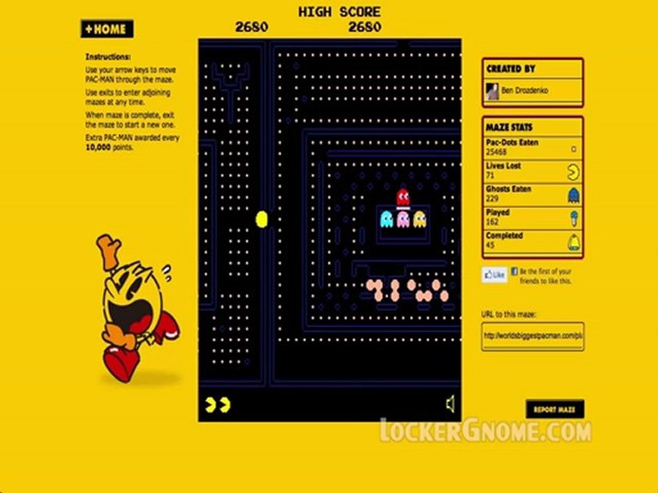World's Biggest Pac Man Game