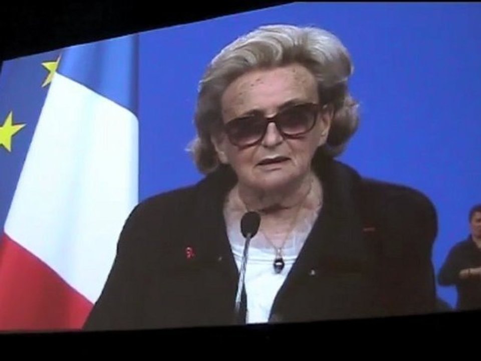 discours de Bernadette Chirac au meeting de Nicolas Sarkozy à Caen - vendredi 6 avril 2012