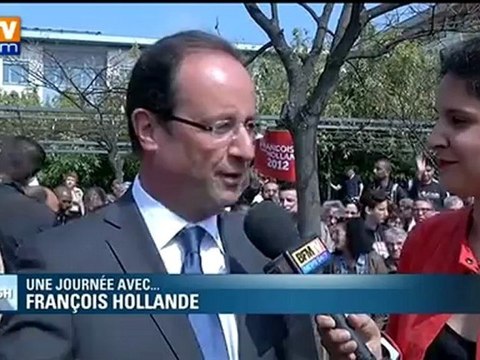 Présidentielle : une journée avec François Hollande