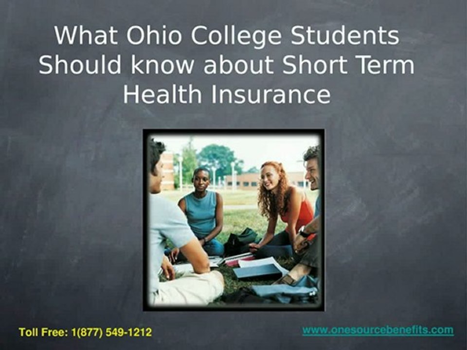 Ohio Short Term Health Insurance for Students