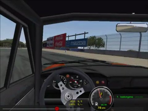 porsche lap around mazda laguna seca