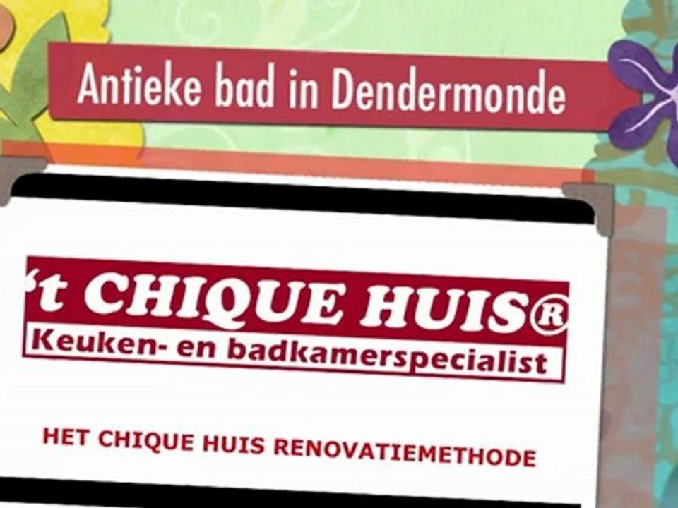 Antieke bad in Dendermonde