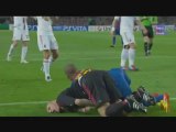 Dani Alves Barcelona AC Milan Penalty Shout