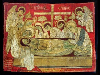 Semaine Sainte à Béthanie : Ensevelissement du corps du Christ