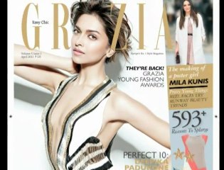 Hot Deepika Padukone Posed For A Magazine Cover - Bollywood Hot