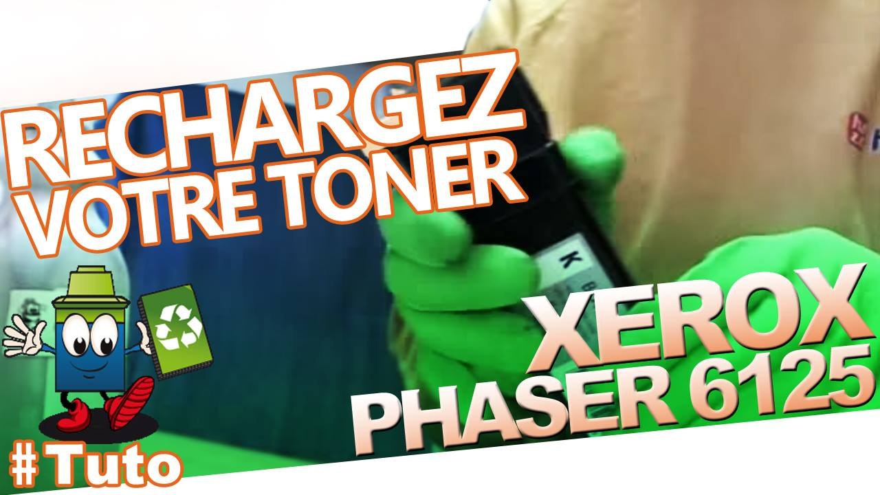 Comment recharger une cartouche laser XEROX 6125