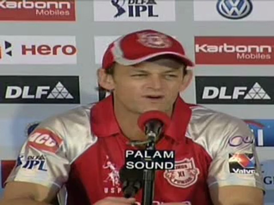 Adam Gilchrist's post match PC