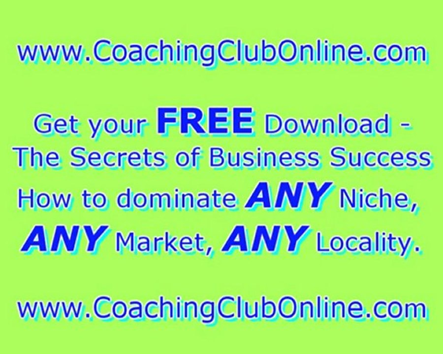 Internet Marketing Coaching