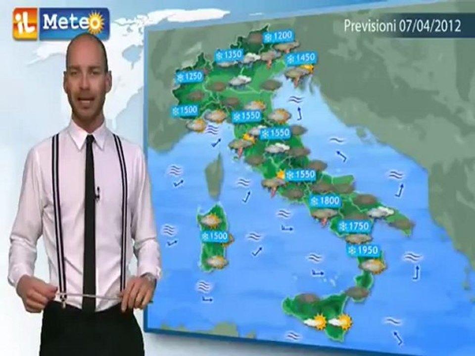Meteo Italia 7/04/2012 - Previsioni by ilMeteo.it