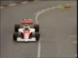Formula1 - Monaco 1990 - Ayrton Senna - Qualifying Lap - Eurosport