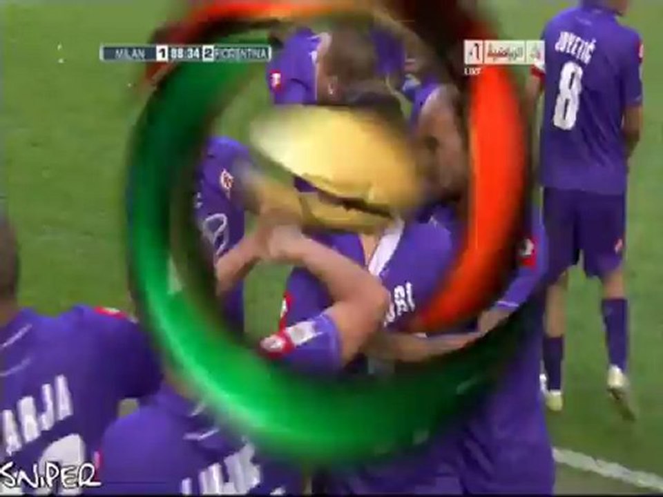 AC Milan 1 -2 Fiorentina-amauri