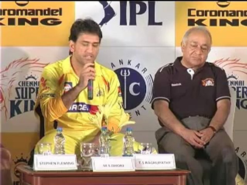 M.S.Dhoni's Pre-match PC