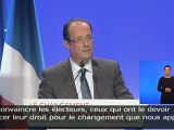 Meeting de F. Hollande à Aulnay-sous-bois