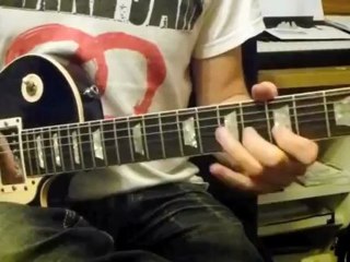 Slow Blues Dm using Gibson Les Paul Standard and Line 6 HD300