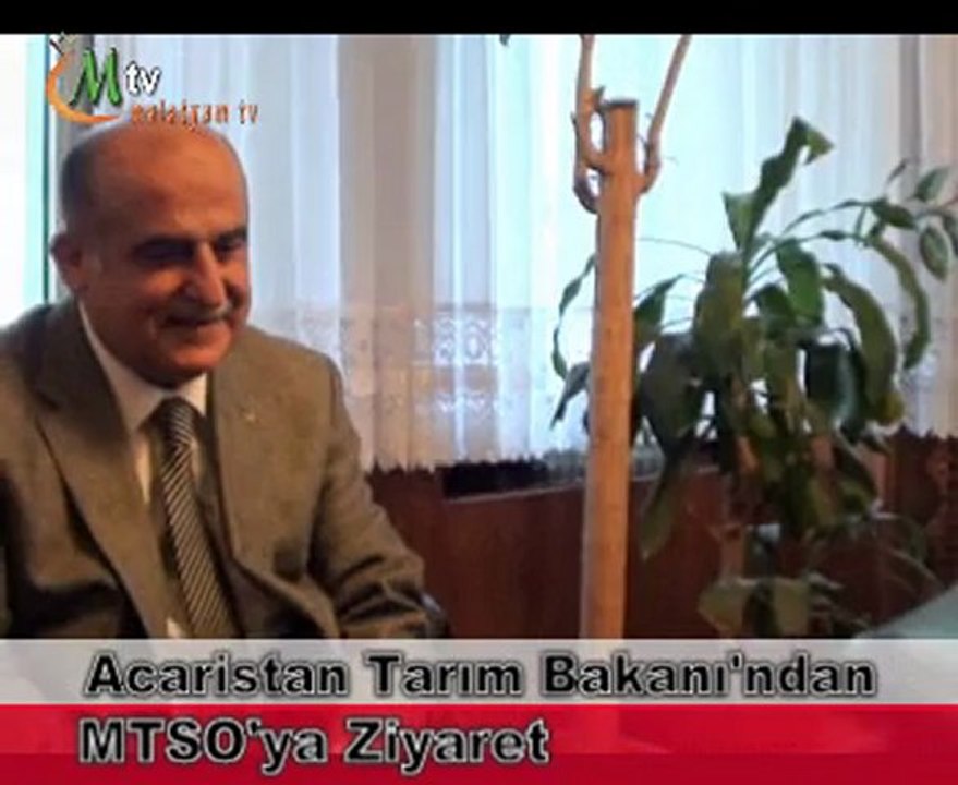 Acaristan Tarım Bakanı'ndan MTSO'ya Ziyaret
