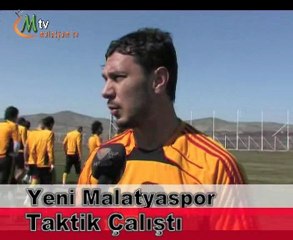 Yeni Malatyaspor Taktik Çalıştı