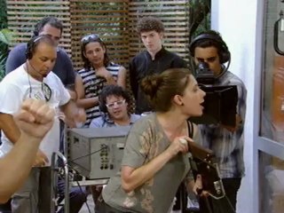 Cap 9 3 - Cena  Nando acerta um golpe em Kiko durante filmagem - Malhação