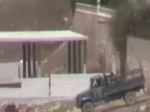 فري برس ريف دمشق تحرك آليات زبداني 7 4 2012 ج1