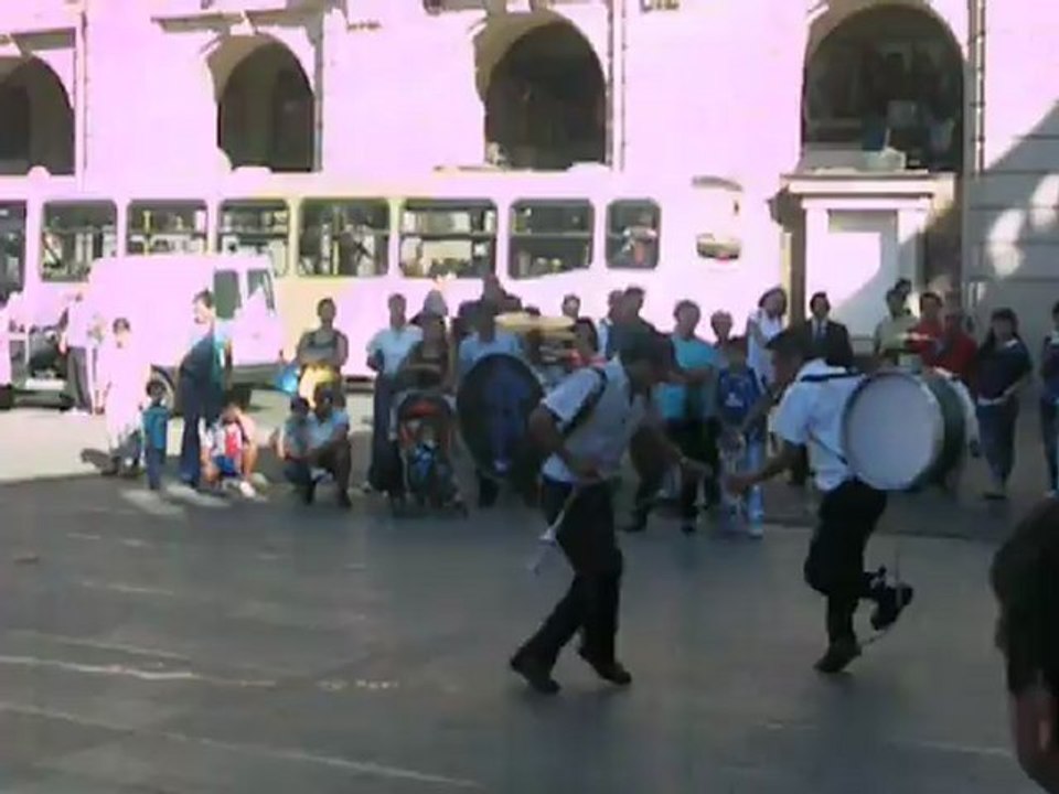 Joueurs de tambours à Santiago